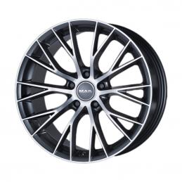 MAK Munchen 8.5x19 PCD5x120 ET18 Dia72.6 Gunmetal Mirror Face