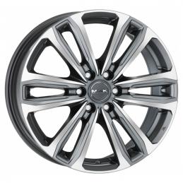 MAK Safari 6 7.5x17 PCD6x130 ET50 DIA 84.1  Gunmetal Mirror Face