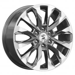 КиК КР007 (20_Pajero Sport) 8x20 PCD6x139.7 ET38 DIA 67.1  Diamond gloss graphite