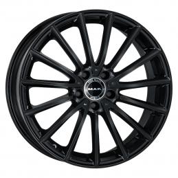 MAK Komet 8x19 PCD5x112 ET43 Dia66.6 Gloss Black Mirror Ring