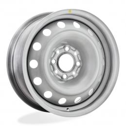 TREBL 64C18F Peugeot 6x15 PCD4x108 ET18 DIA 65.1  Silver