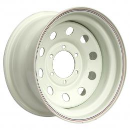 Off-Road Wheels Диск усиленный стальной белый 8x17 PCD6x139.7 ET-25 Dia110 Белый