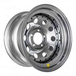 Off-Road Wheels Диск усиленный стальной хромированный 8x15 PCD5x114.3 ET-19 DIA 84  Хромированный