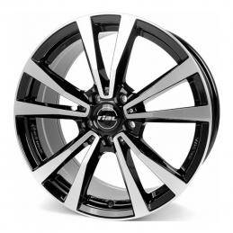 Rial M12X 9x20 PCD5x112 ET42 Dia66.5 Diamant Black Front Polished