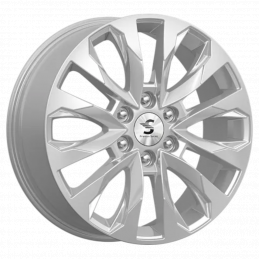 КиК КР007 (20_Pajero Sport) 8x20 PCD6x139.7 ET38 DIA 67.1  Elite silver